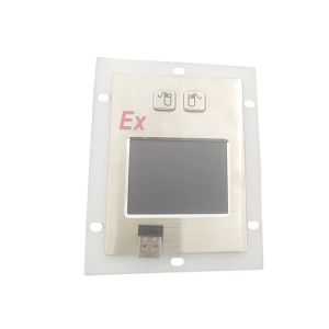 wireless explosion proof metal touchpad for the EX coal mine system application
