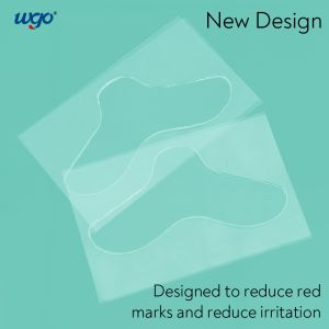 No Residue Reusable Clear Nano Gel Nose Pads For Oxygen CPAP Masks