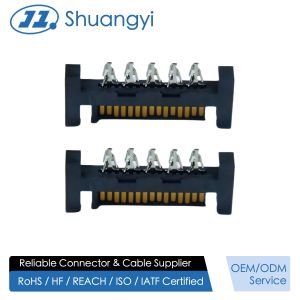 2.54mm Pitch 5 Pin IDC Female Wire to Board Electrical Signal Connector, Tin Plated Terminals, Customization for PCB, Automotive, Industrial Control and Server Power Applications