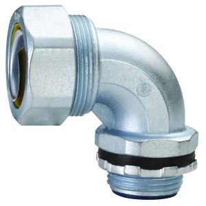 HX Flexible Conduit Accessories , Plum Type Electrical Conduit 90 Degree Elbow