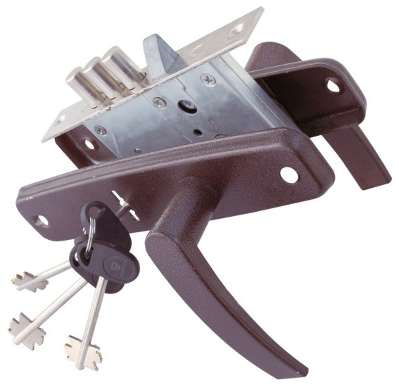 High Security Keyed Mortise Lock Set Anti Theft Security Door Lever Mortise Lock