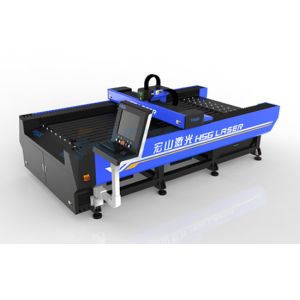 China HS-F1325 the first metal fiber laser cutting bed on sale