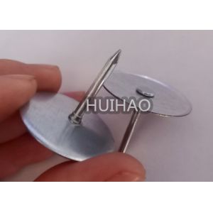 1" Length Galvanised Cup Head Capacitor Discharge Cd Weld Pins With Paper Washer