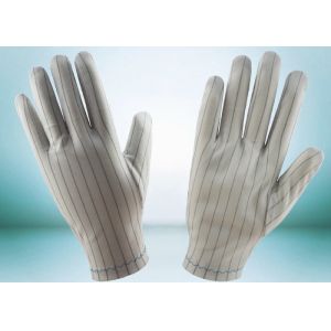 Clean Room ESD Disposable Gloves , Static Proof Gloves High Durability