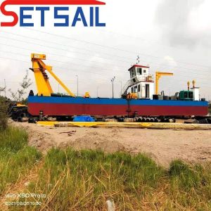 Cheap Underwater Excavation Cutter Suction Dredger with 55m Head and 2000m Discharge Distance for sale