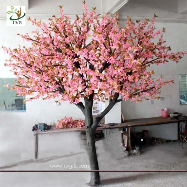 Quality UVG CHR048 Cherry Blossom Artificial Flower for garden landscaping wholesale