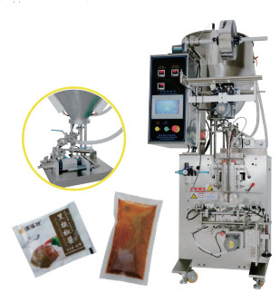 China Multi Function Sauce Packing Machine Vertical Type For Salad Sauce Ice Pack Silicone Oil on sale China Multi Function Sauce Packing Machine Vertical Type For Salad Sauce Ice Pack Silicone Oil on sale