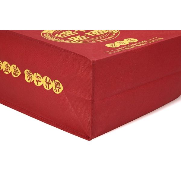 Custom best quality silk screen printing non woven grocery shopping bag with free sample