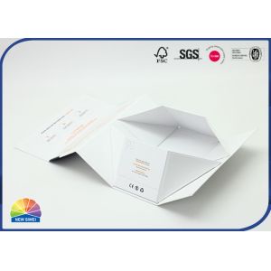 Strong Magnetic Lid Collapsible Paper Box For Glasses Spot Uv