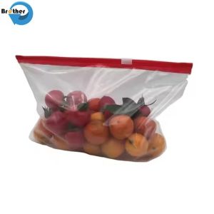 Clear Poly Ziplock Baggies for Freshness - Resealable Custom Zipper Bags for