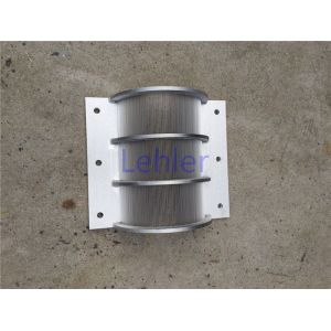 Double Sieve Bend Screen With Fasteners Connect / Smooth Filtration Surface