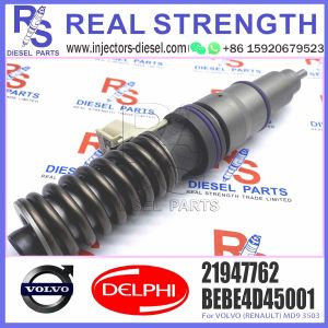 China Common Rail inyector Diesel Fuel Injector 4 Pins Electronic Unit Injectors Bebe4d45001 21947762 For V-O-L-V Engine on sale