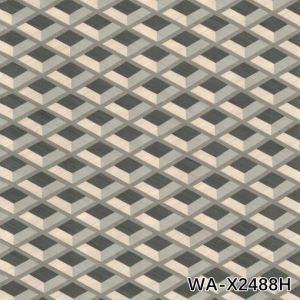 High End Custom Engineered Wood Veneer Lattice Texture Lengthened Size For Hotel