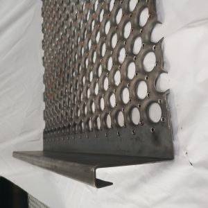 Roof Safety Walkway Steel 1.5mm Grip Strut Grating Outdoor Antislip Hole O Shape