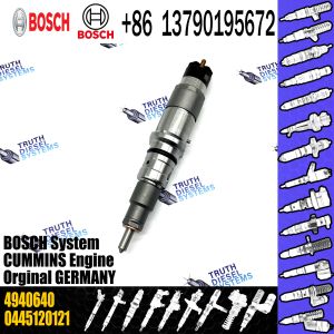 China High Quality New Diesel Common Rail Fuel Injector 4940640 0445120121 For ISLe Engine on sale