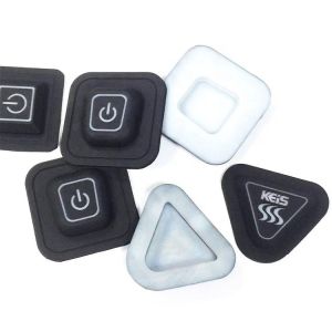 Laser Carving Silicone Keypad Button Backlit Rubber Electronic Button