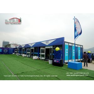 Large Modular Tent For Events With Glass Wall Wind Loading 120km / Hour