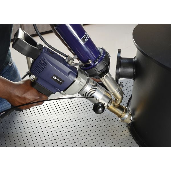 Plastic Extrusion Welding Gun Dual Heating CRT Series Double Independent Heating System