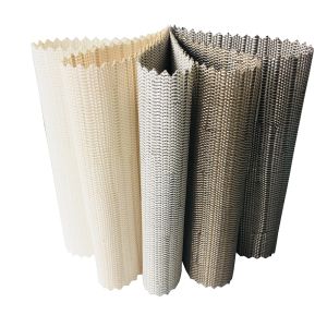 10% Openness Ice White Solar Fireproof Roller Blinds Fabrics for Home Decor