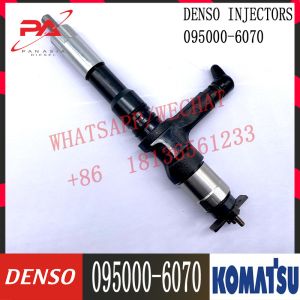 Diesel common rail Injector 095000-6070 6251-11-3200 For KOMATSU Excavator FC450