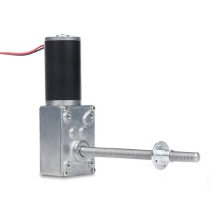 Faradyi Custom 58mm Worm Gear Box Reverse Self Lock 12v Dc Worm Gear Motor 5nm