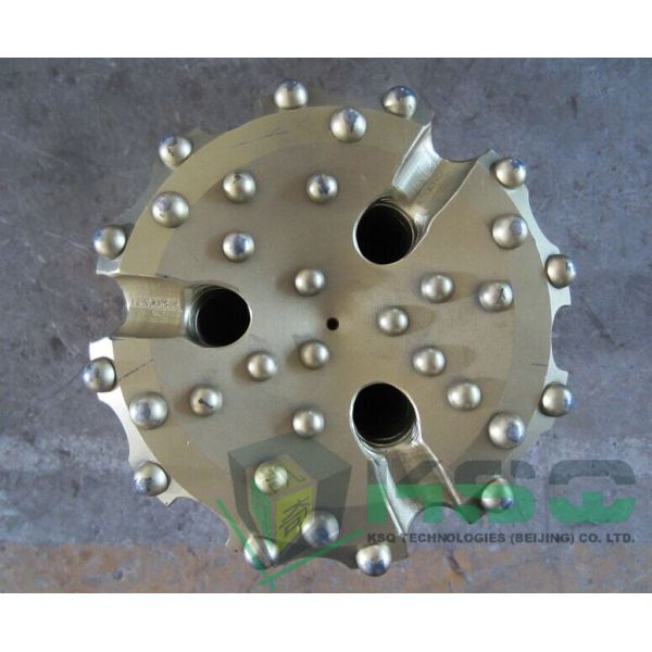 Middle Pressure DTH Drill Bits , Semi-Ballistic Insert Convex Face SD8 Hammer