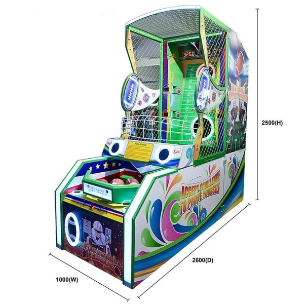 Rugby Game Ticket Ball Shooting Redemption Arcade Machine