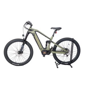 Cheap 1000W Central Motor Carbon Fiber Frame Electric Mountain Bike with 11 Speed Gears System for sale