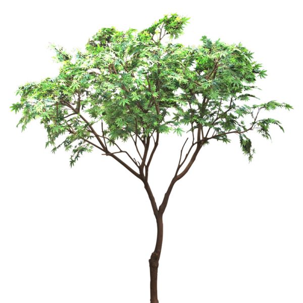 Quality anti UV Artificial Landscaping Trees Green Maple hotel Decoration wholesale