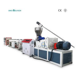 Cheap 42 Rpm UPVC Pipe Manufacturing Machine 380V / 415V For Drain Pipe for sale