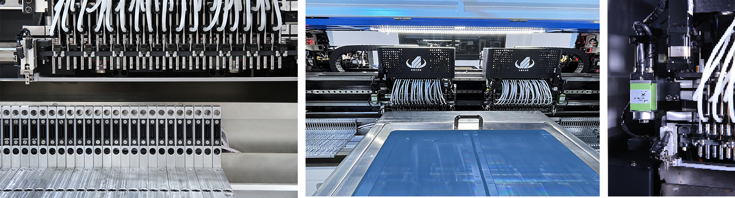 Roll To Roll Strip 500K Capacity SMT Placement Machine 4-in-1 Solution ≤5mm Mounting Height