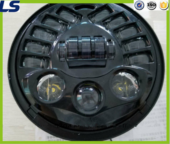 Quality Jeep Wrangler Jk Tj Yj 7 Inches Front Position Lamp Round LED Headlight Lamp wholesale