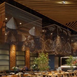 Rustproof Aluminium Chain Curtain Fire Resistant For Room Divider