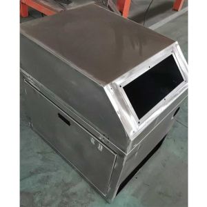 Rectangular Sheet Metal Electric Box Anti-Corrosion Coating No Weatherproof