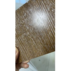 Embossed Wood Grain Steel Metal Sheet Cladding 26Ga HDP
