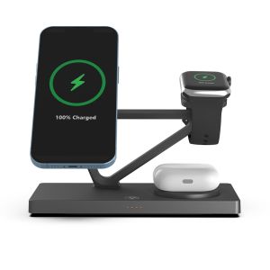 black white 5 In 1 Wireless  Charger Abs Material Conversion efficiency greater than 75%