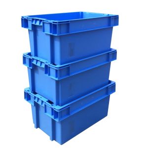 Stack And Nest Totes Heavy Duty Nesting Plastic Crates Logistics Container