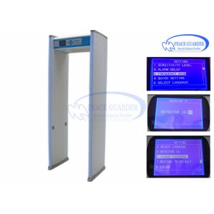 Black Metal Detectors For Children / Waterproof Metal Scanner Battery Backup