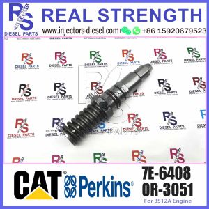 High quality Fuel injector common rail parts injector 7E-6408 for CAT 3512A 3508