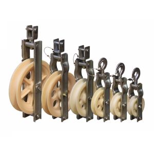 Small Light Single Conductor Pulleys for Stringing ACSR 25 to ACSR 500