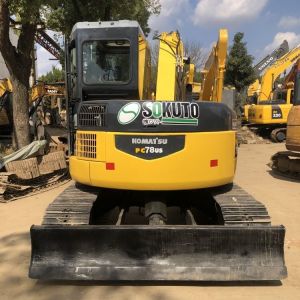 Good Health Made in Japan 8 Ton Komatsu PC78 Mini Excavator with 0.35 m3 Bucket