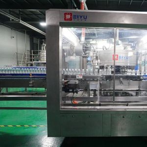 China 50,000bph PE Bottled Water Production Line with 338ml, 542ml, 1.35L, 4*6 Packaging for Sparkling Water on sale
