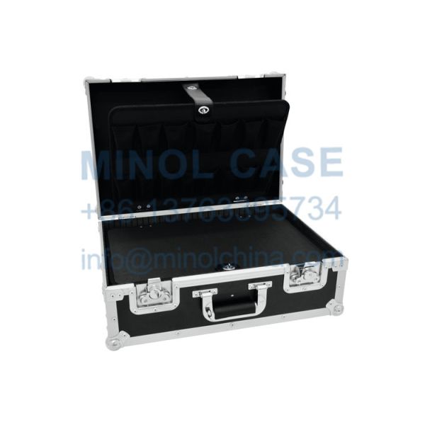 Quality Aluminum Tool ABS Panel Universal Rolling Flight Case With Trolley wholesale