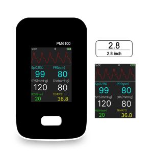 China Compact And Lightweight Spo2 Heart Rate Multi Parameter Patient Monitor With Audible And Visual Alarm on sale