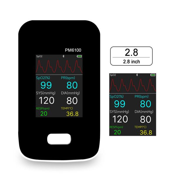 Quality Compact And Lightweight Spo2 Heart Rate Multi Parameter Patient Monitor With Audible And Visual Alarm wholesale