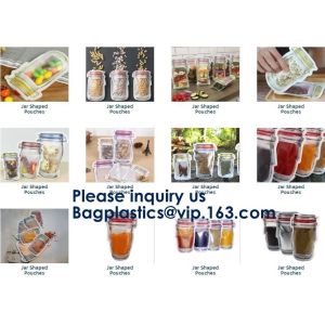 Jar Shaped Pouches, Round Bottom Plastic Bag/Stand Up Pouch Bag For Meat,Pork