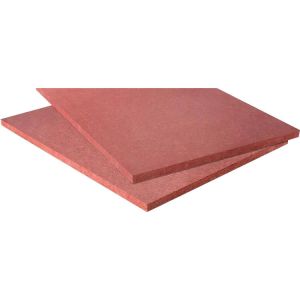 Indoor E0 Red MDF Board 18mm Fire Retardant MDF With HPL Laminate