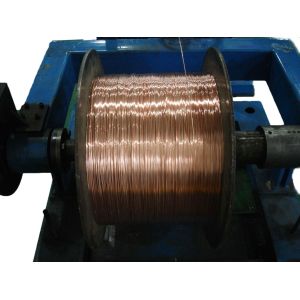 China CATV Cable Inner Conductor ,  High Tensile Strength 25% CCS Coaxial Conductor on sale