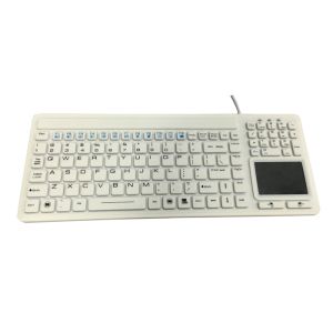 Antibacterial Medical Waterproof Keyboard USB PS/2 Interface With Full Keys /