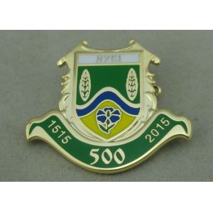 3D Gold Hard Enamel Pin Brass Stamped With Brooch For Army